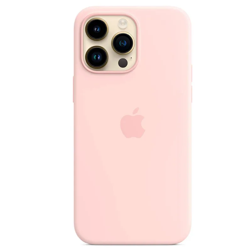 Capa para iPhone 14 Pro Max com MagSafe em Silicone Rosa-giz - Apple - MPTT3ZE/A