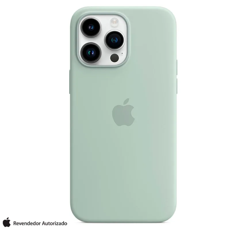 Capa para iPhone 14 Pro Max com MagSafe em Silicone Suculenta - Apple - MPTY3ZE/A