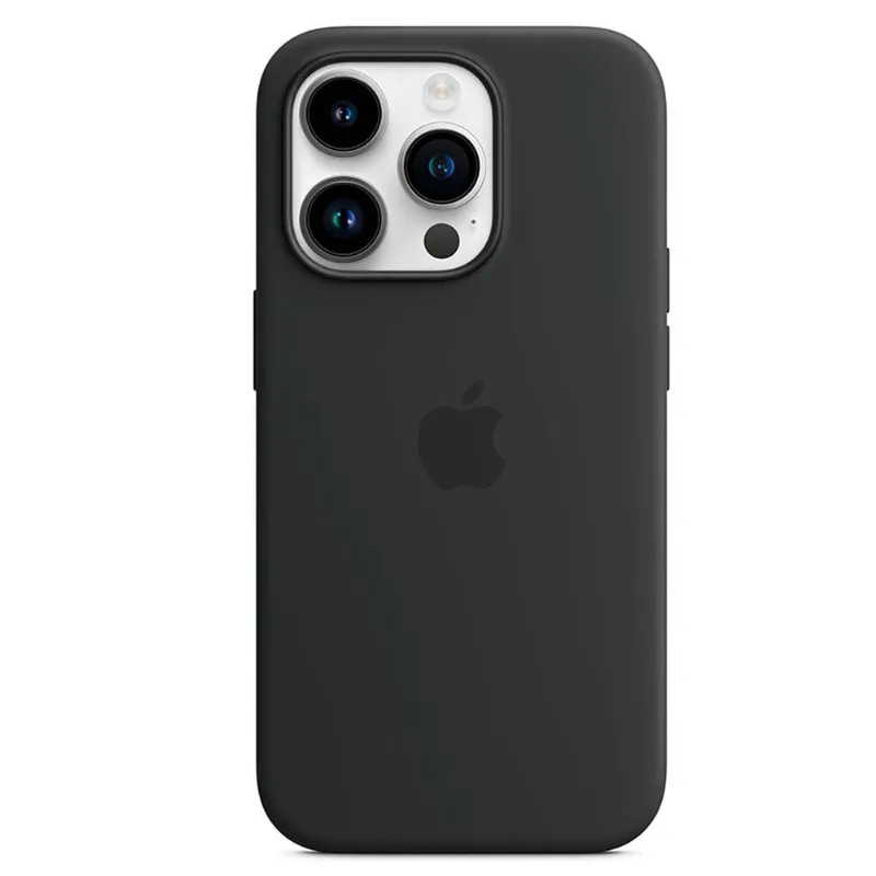 Capa para iPhone 14 Pro com MagSafe em Silicone Meia-noite - Apple - MPTE3ZE/A
