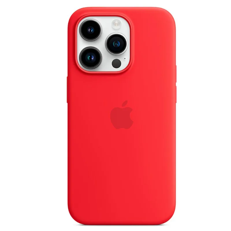 Capa para iPhone 14 Pro com MagSafe em Silicone (PRODUCT)RED - Apple - MPTG3ZE/A