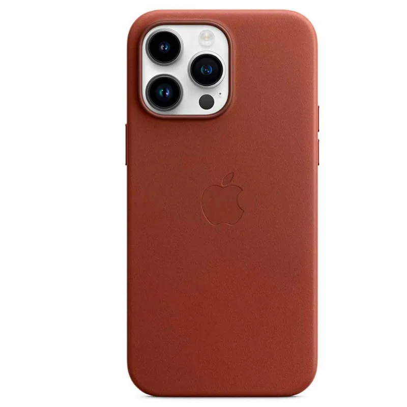 Capa para iPhone 14 Pro Max com MagSafe de Couro Vermelho Terra - Apple - MPPQ3ZE/A