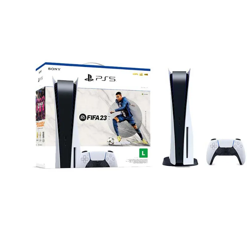 Console PlayStation®5 PS5 Sony 825GB com Disco + Jogo Fifa 23