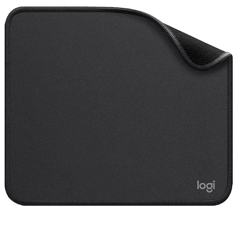 Mouse Pad Studio Series Logitech com Base de Borracha Antiderrapante, Resistente a Derramamentos Grafite