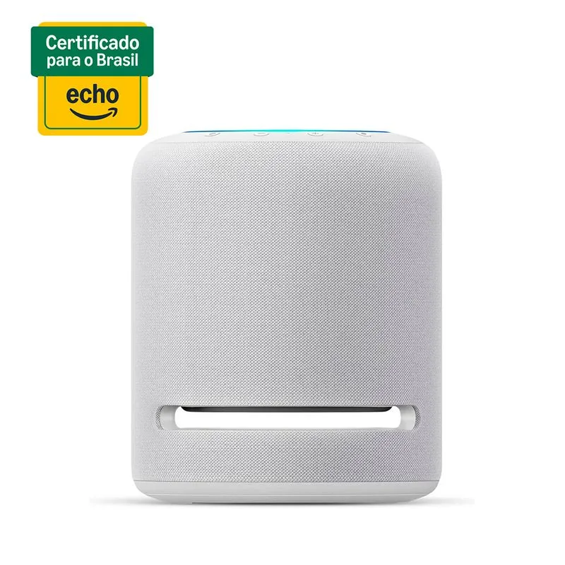 Smart Speaker Echo Studio Amazon com Alexa e Doby Atmos Branca
