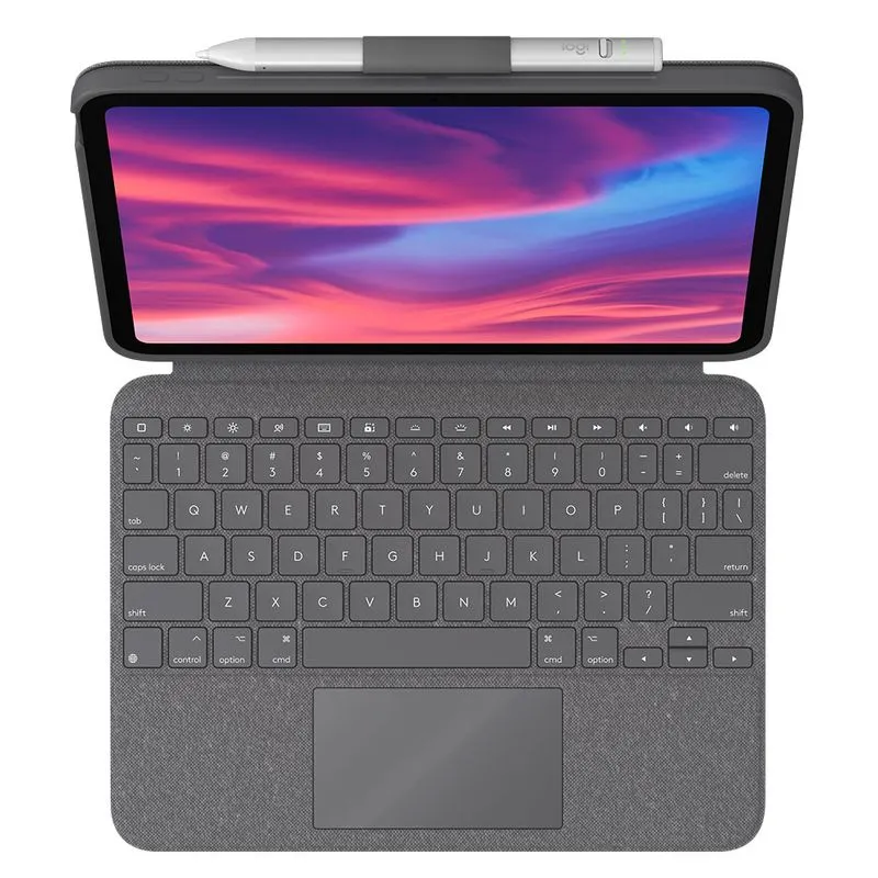 Capa com Teclado Combo Touch para Tablet Grafite - Logitech - 920-011433