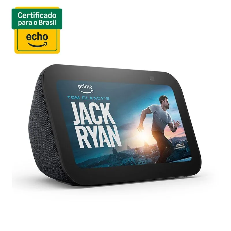 Smart Speaker Echo Show 5 3ª Geração Amazon com Display de 5,5" e Alexa Preta - B09B2TS