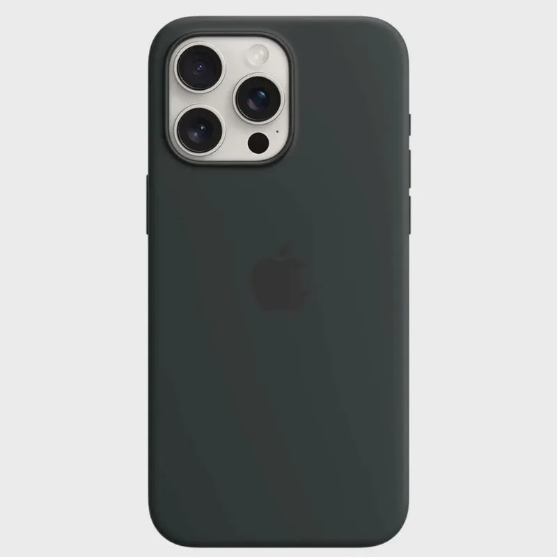 Capa para iPhone 15 Pro Max com MagSafe de Silicone Preto - Apple - MT1M3ZM/A