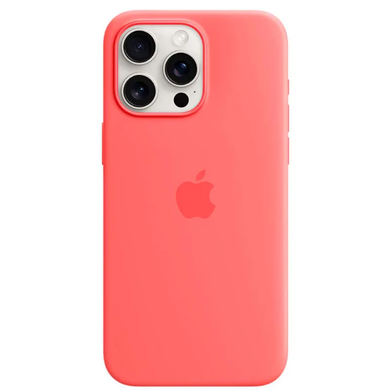 Capa para iPhone 15 Pro Max com MagSafe de Silicone Goiaba - Apple - MT1V3ZM/A
