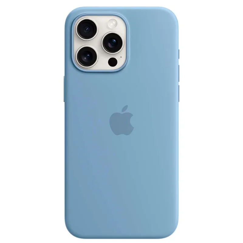 Capa para iPhone 15 Pro Max com MagSafe de Silicone Azul-inverno - Apple - MT1Y3ZM/A