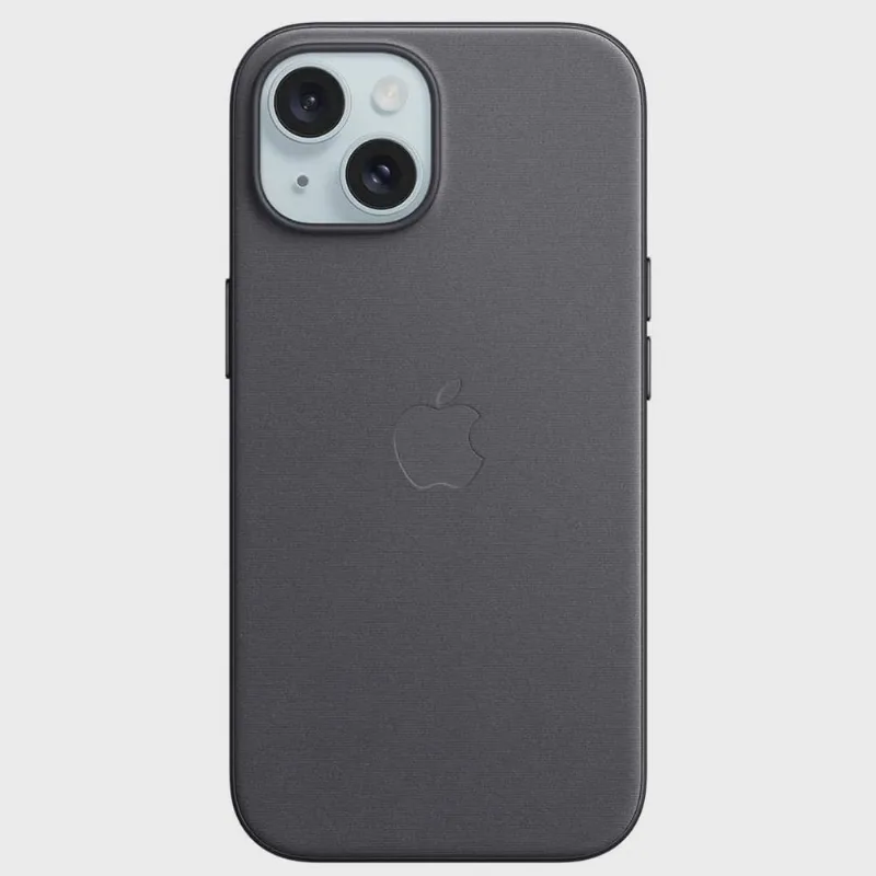 Capa para iPhone 15 de Tecido FineWoven com MagSafe Preto - Apple - MT2N3ZM/A