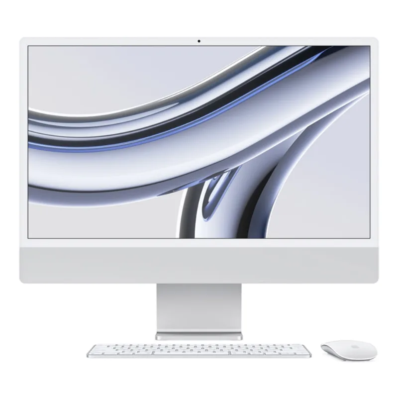 iMac 24" Apple M3 Tela 4.5K (8GB RAM 256GB SSD) - Prateado