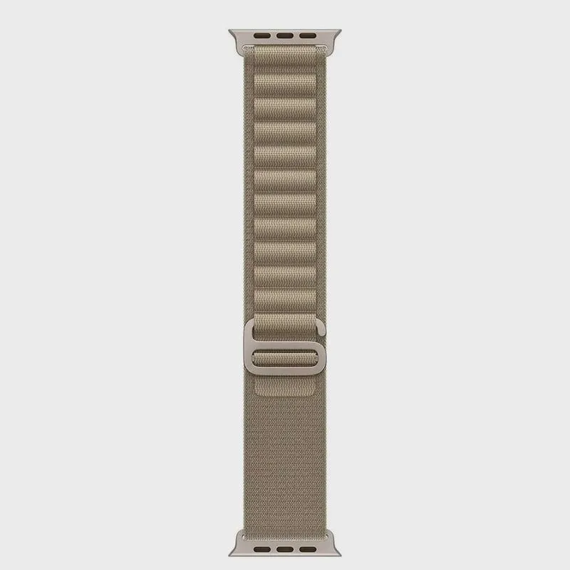 Pulseira Loop Alpina para Apple Watch 49 mm em Poliéster e Elastano Oliva P - MT5T3AM/A