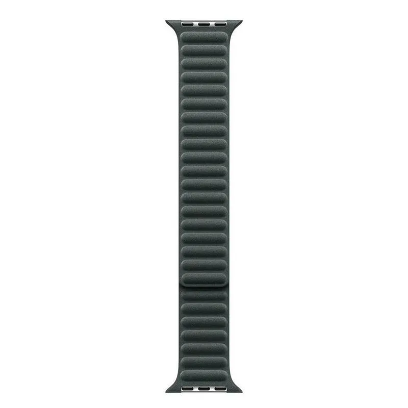 Pulseira de Elos Magnéticos para Apple Watch 41 mm em Poliéster Verde-perene P/M - MTJ53AM/A