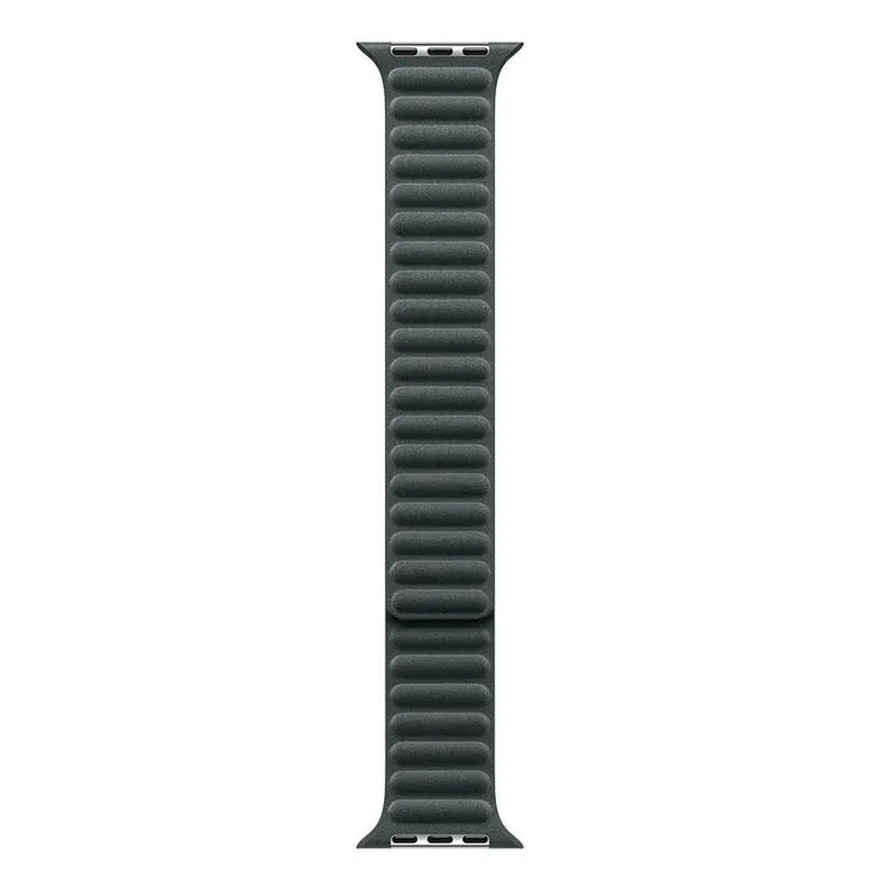 Pulseira de Elos Magnéticos para Apple Watch 41 mm em Poliéster Verde-perene M/G - MTJ63AM/A