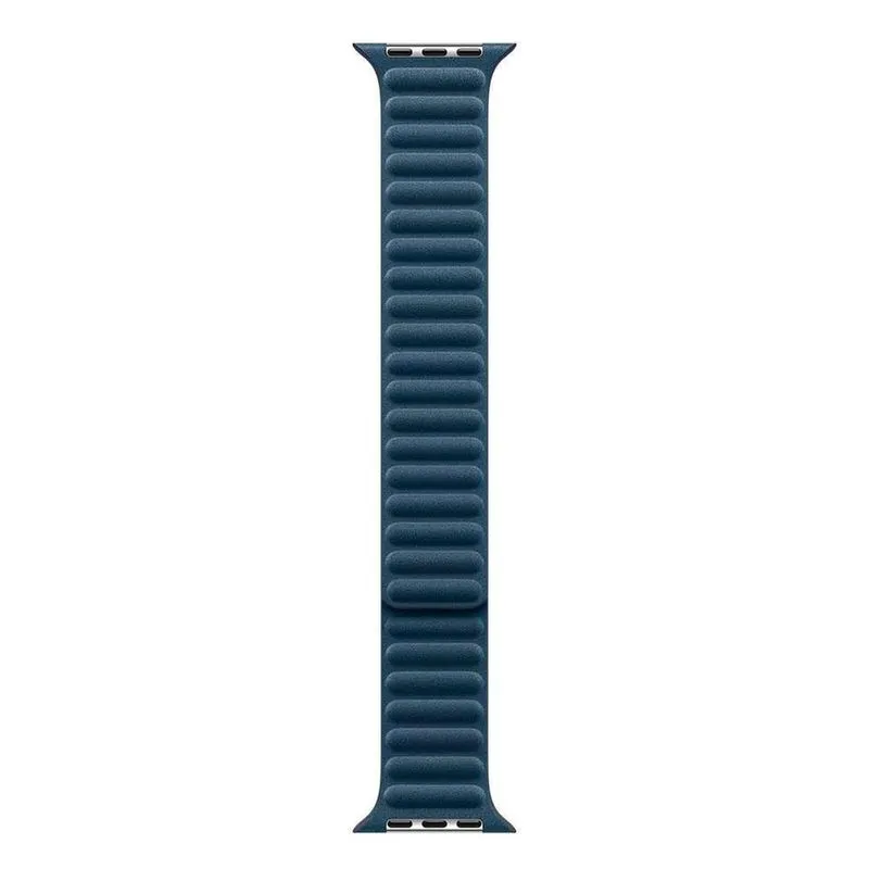 Pulseira De Elos Magnéticos Para Apple Watch 45 Mm Em Poliéster Azul-pacífico P/m - Mtj93am/a