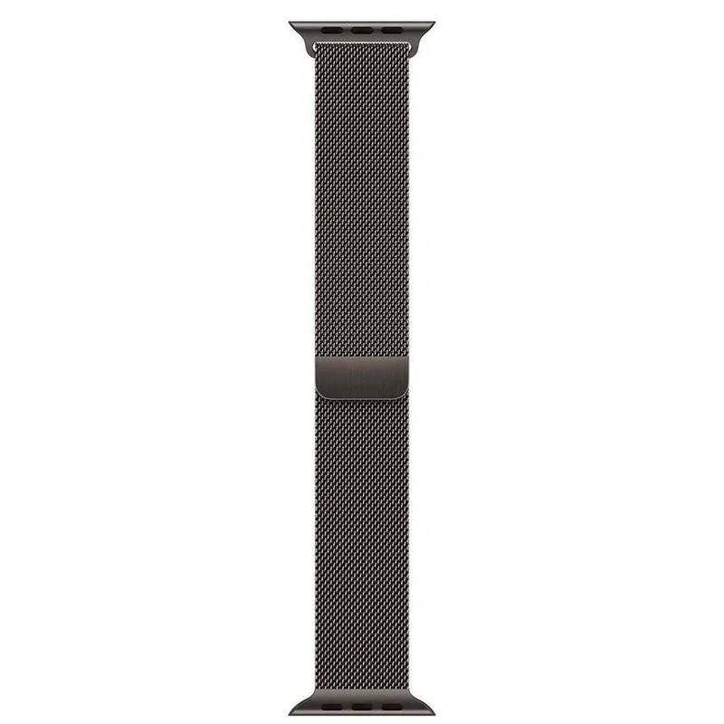 Pulseira Estilo Milanês Para Apple Watch 45 Mm Em Aço Inoxidável Grafite - Mtjq3am/a