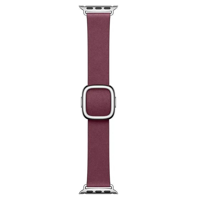 Pulseira com Fecho Moderno para Apple Watch 41 mm em Poliéster Vermelho-amora G - MUH93AM/A