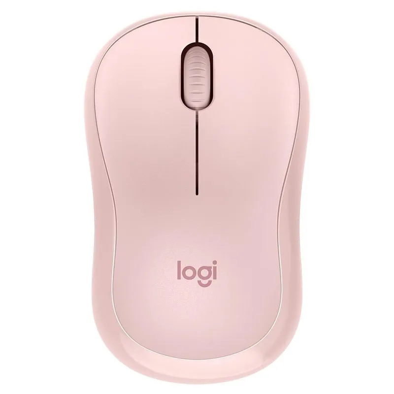 Mouse Sem Fio Logitech M240 Bluetooth, Clique Silencioso, Design Ambidestro, Bateria de 18 Meses - Rosa