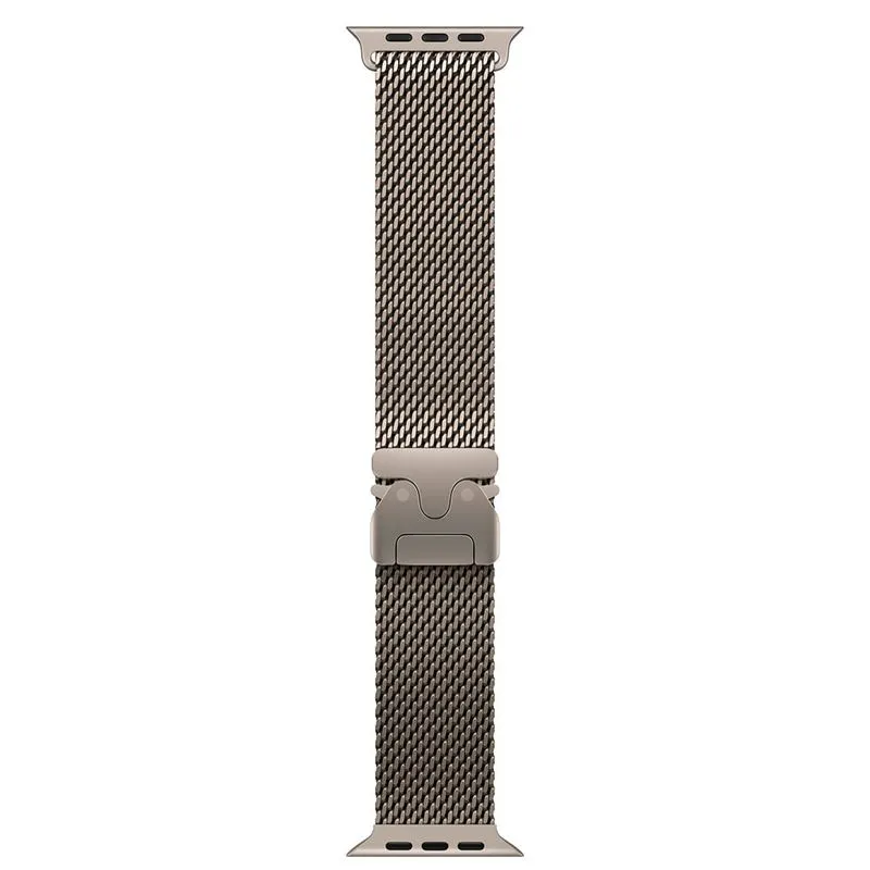 Pulseira Estilo Milanês para Apple Watch 49 mm em Titânio Natural P - MXKC3AM/A