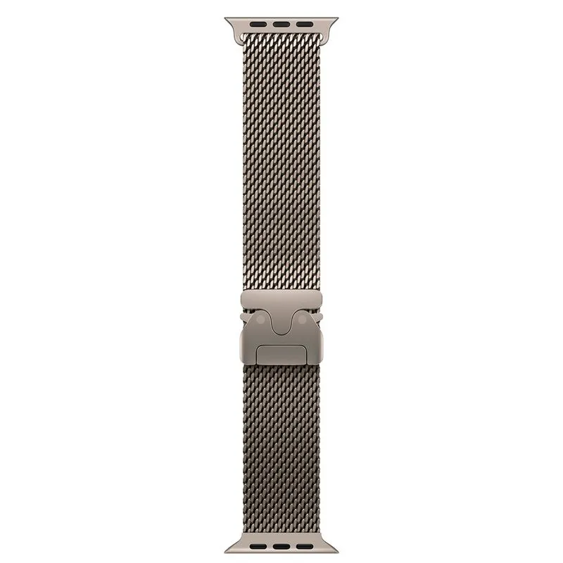 Pulseira Estilo Milanês para Apple Watch 49 mm em Titânio Natural M - MXKD3AM/A