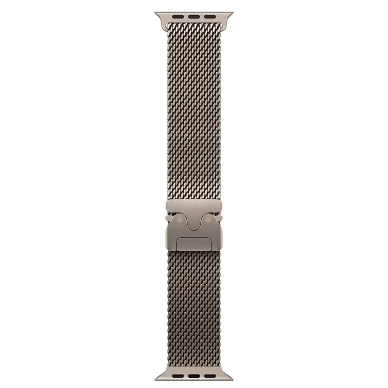 Pulseira Estilo Milanês para Apple Watch 49 mm em Titânio Natural G - MXKE3AM/A