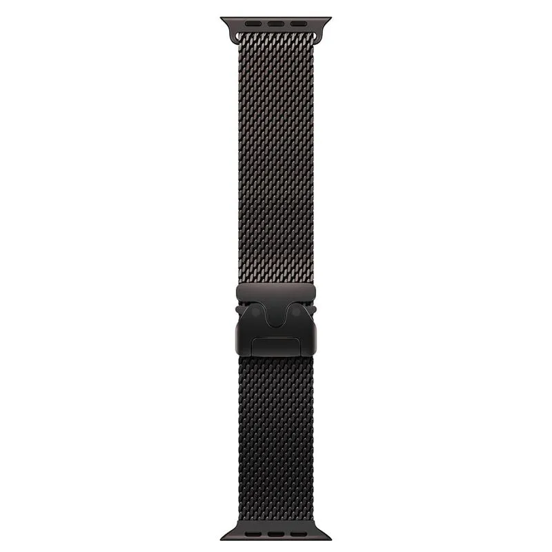 Pulseira Estilo Milanês para Apple Watch 49 mm em Titânio Preto P - MXKF3AM/A