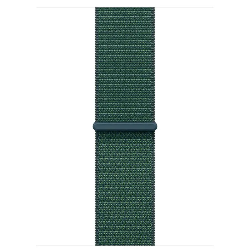 Pulseira Loop Esportiva Para Apple Watch 42 Mm Em Nylon Verde-lago - Mxl23am/a