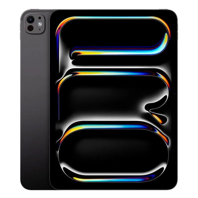 iPad Pro Apple (5ª Geração) Processador M4 (11", Wi-Fi + Celular, 1TB com Vidro Convencional) - Preto-Espacial