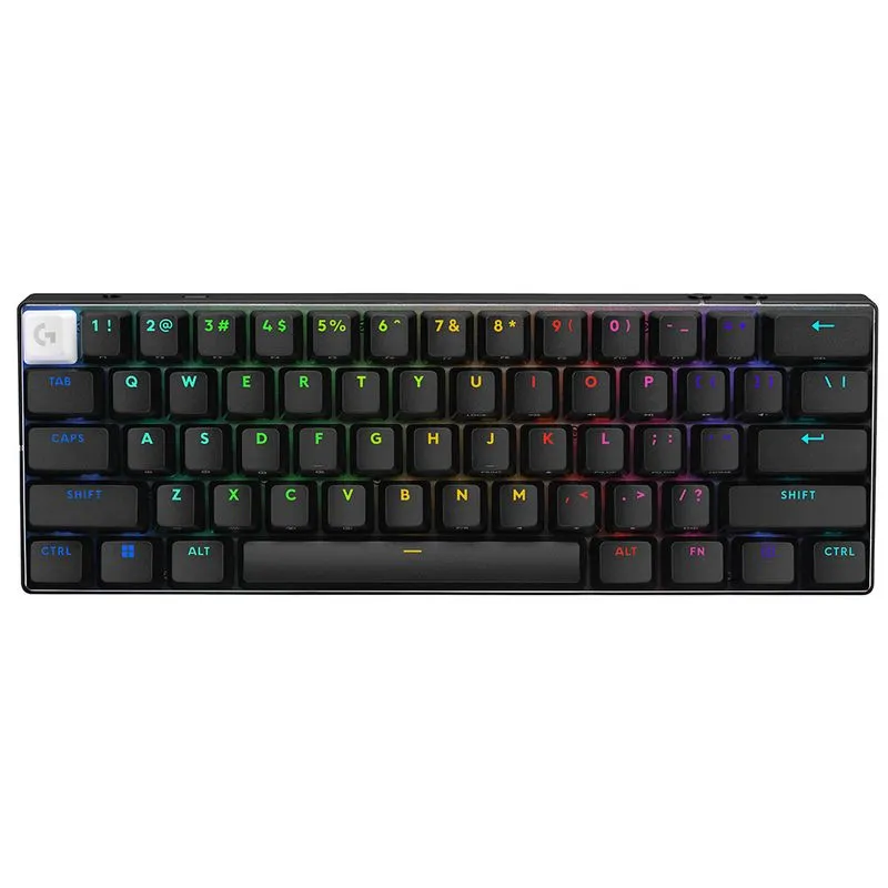Teclado Mecânico Gamer sem fio USB Logitech G PRO X 60 Tactile Preto com Layout Americano