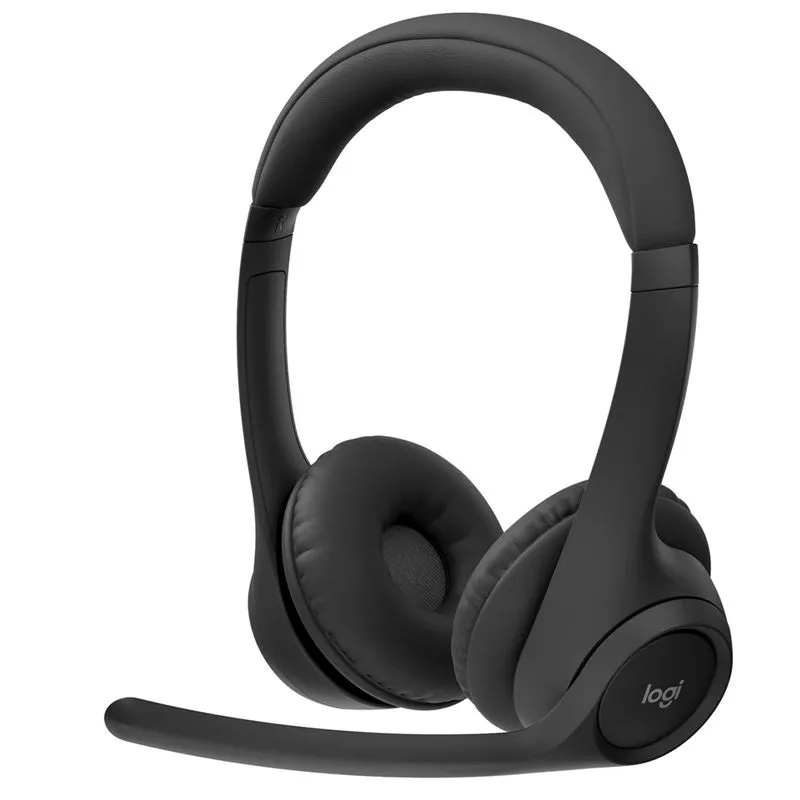 Headset Sem Fio Logitech Zone 300 Microfone com Cancelamento de Ruído, Bluetooth, Bateria Recarregável - Grafite