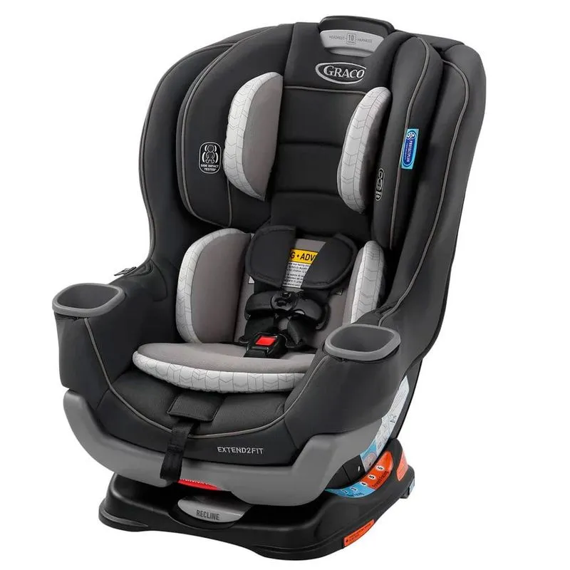 Cadeira De Carro Infantil 3 Em 1 Extend2 Fit Até 36kg Cinza - Graco
