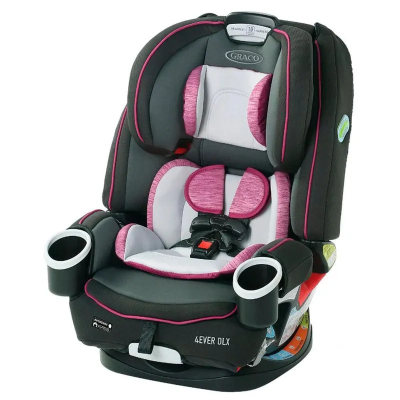 Cadeira De Carro Infantil 4ever Dlx 4 Em 1 Até 36kg Rosa - Graco