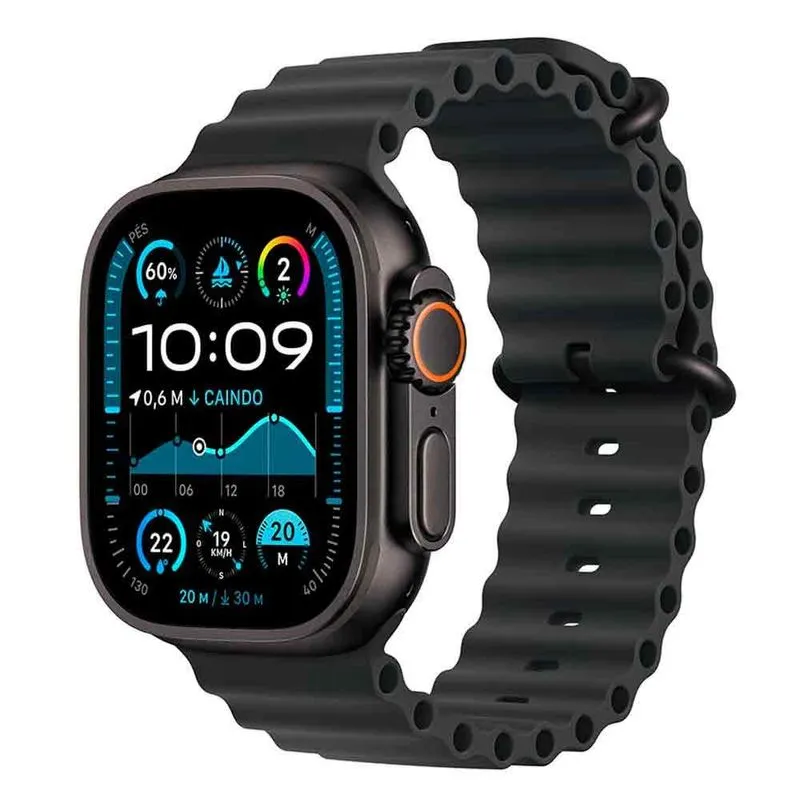 Apple Watch Ultra 2 (gps + Cellular 49mm) Caixa Preta De Titânio Com Pulseira Oceano Preta