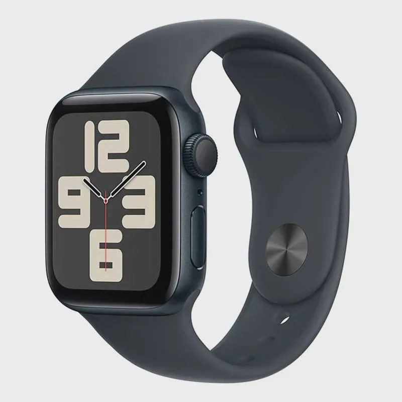 Apple Watch se (gps, 40 mm) Caixa de Alumínio Meia-Noite Pulseira Esportiva Meia-Noite