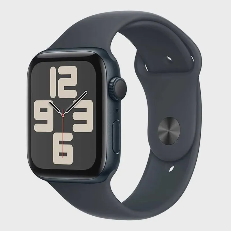Apple Watch se (gps, 44 mm) Caixa de Alumínio Meia-Noite Pulseira Esportiva Meia-Noite