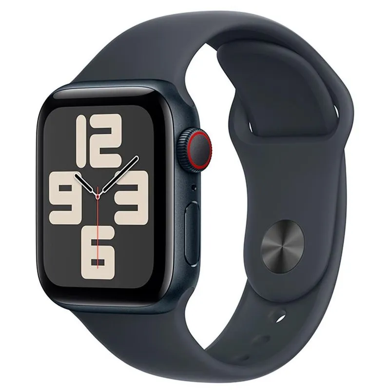 Apple Watch Se (gps + Cellular 40mm) Caixa Meia-noite De Alumínio Com Pulseira Esportiva Meia-noite - P/m