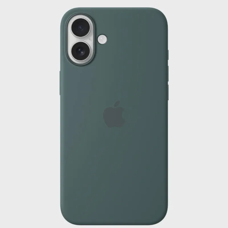 Capa para iPhone 16 Plus com MagSafe em Silicone Verde Lago - Apple - MYYH3ZM/A