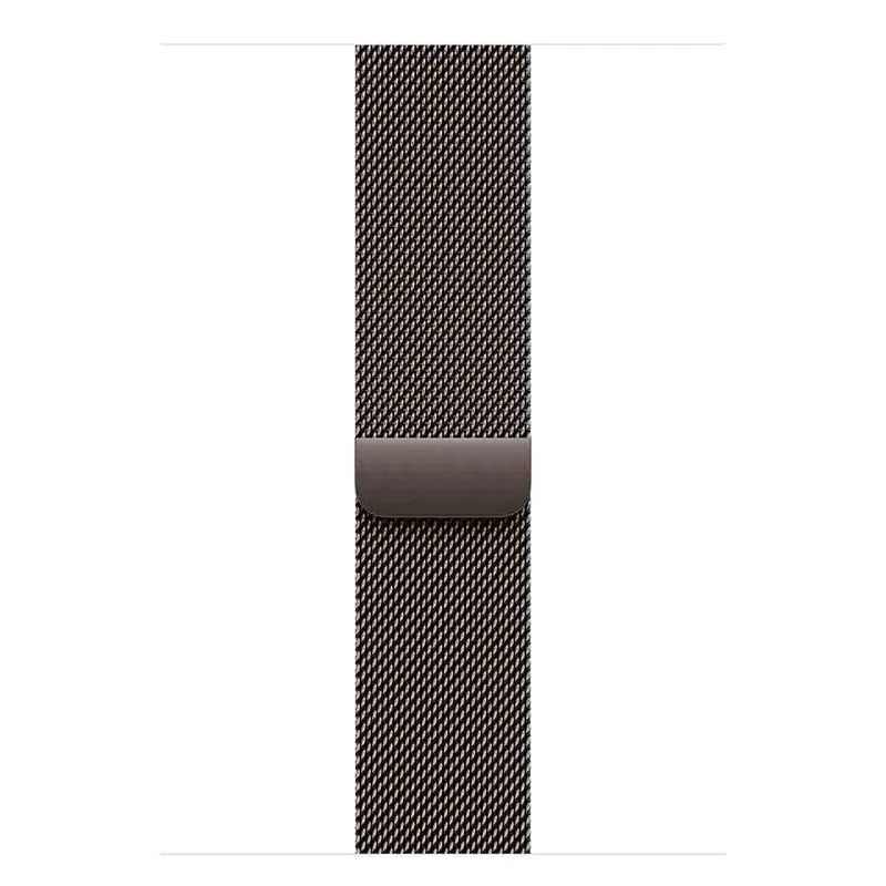 Pulseira Estilo Milanês para Apple Watch 46 mm em Trama de Aço Inoxidável Ardósia P/M - MC7L4AM/A