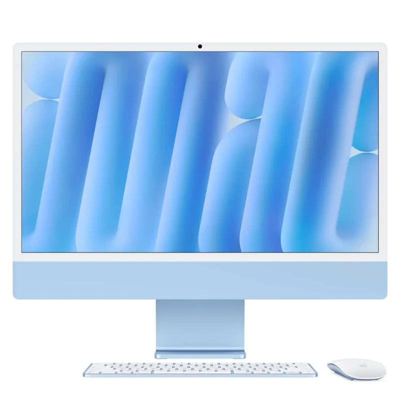 iMac 24", Tela Retina 4.5K Apple, Processador M4, (16GB RAM, 512GB) - Azul
