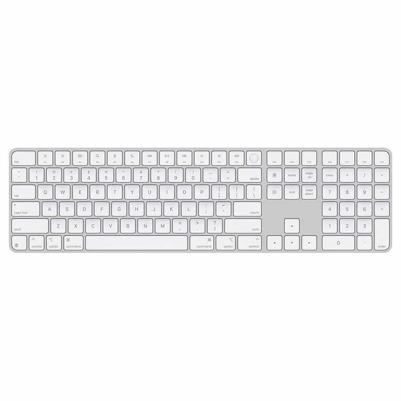 Magic Keyboard com Touch ID e Teclado Numérico Modelos de Mac com Chip da Apple Inglês (EUA) – Branco - Apple
