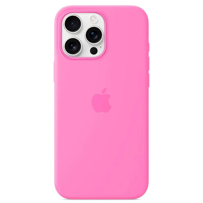 Capa para iPhone 16 Pro Max com MagSafe em Silicone Rosa-peônia - Apple - MDGW4ZM/A