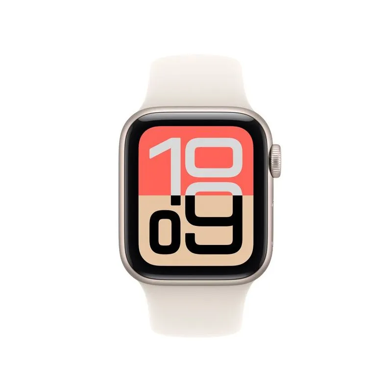 Apple Watch SE 3 (GPS + Cellular 40 mm) Caixa de Alumínio Estelar Pulseira Esportiva Estelar P/M