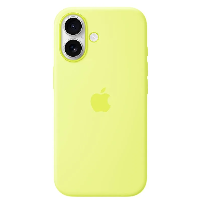 Capa para iPhone 17 de Silicone com MagSafe Amarelo-néon - MGEV4ZM/A