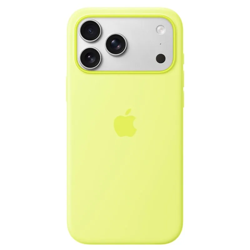 Capa para iPhone 17 Pro Max com MagSafe de Silicone Amarelo-néon - Apple - MGFM4ZM/A