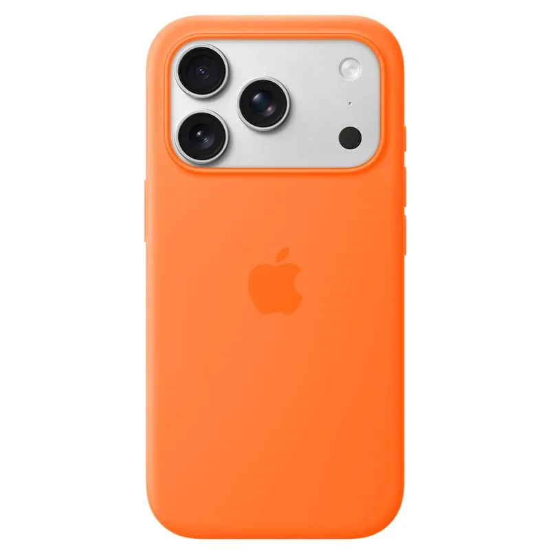 Capa para iPhone 17 Pro com MagSafe de Silicone Laranja - Apple - MGFE4ZM/A
