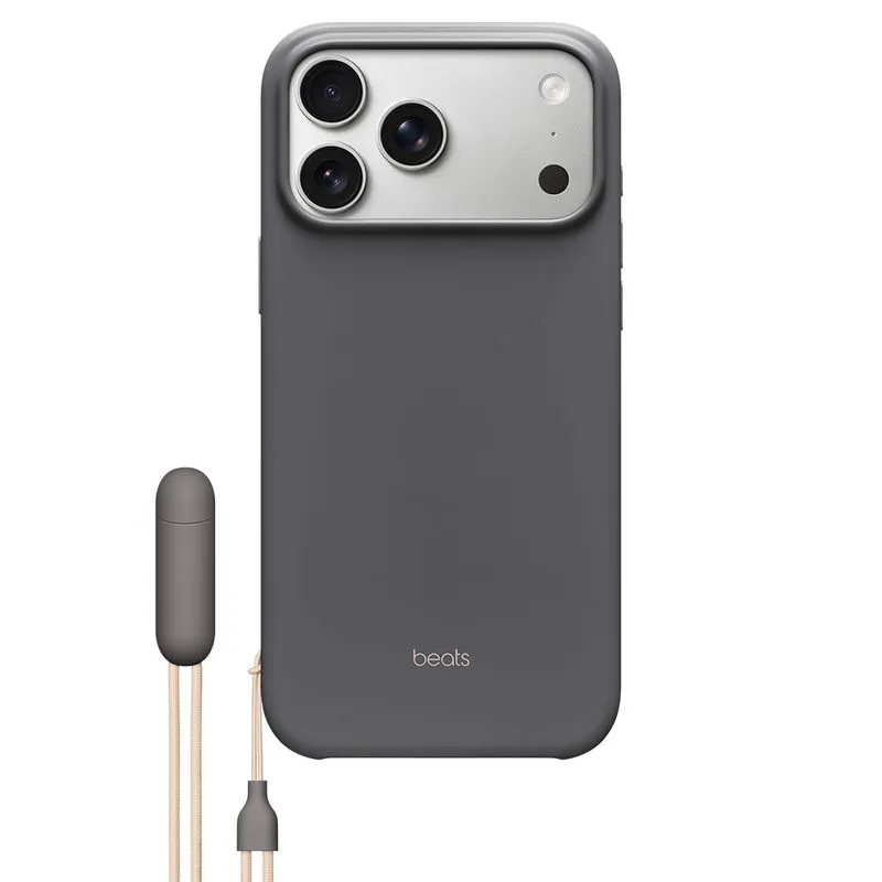 Capa com Suporte e MagSafe para iPhone 17 Pro Max da Beats Cinza-granito - Apple - MGY94LL/A
