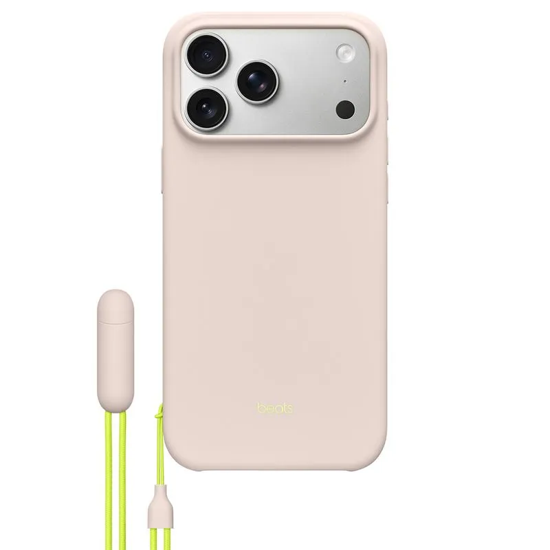 Capa para iPhone 17 Pro Max da Beats com Suporte, MagSafe e Controle da Câmera Calcário cítrico - MGTQ4LL/A