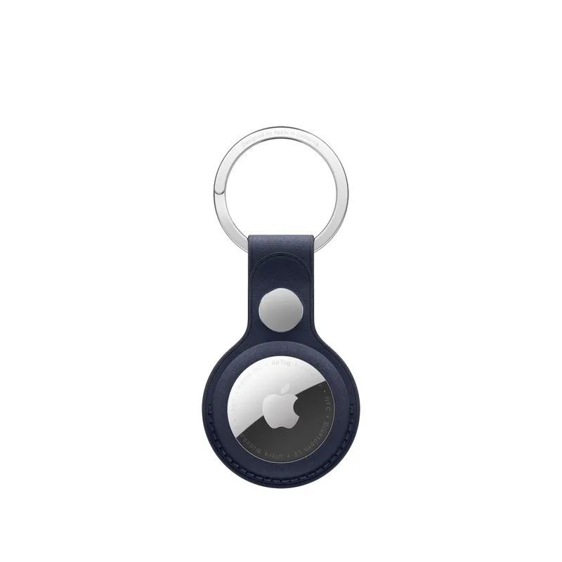 Chaveiro de tecido FineWoven para AirTag – Marinho