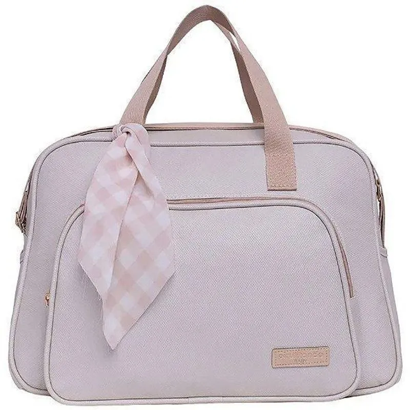 Bolsa De Maternidade Pirulitando Baby Grande Encanto Marfim