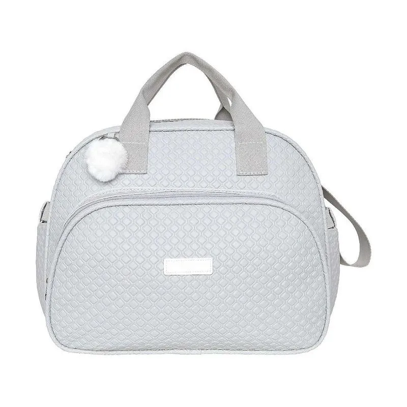 Bolsa De Maternidade Pirulitando Baby Grandeleveza Cinza